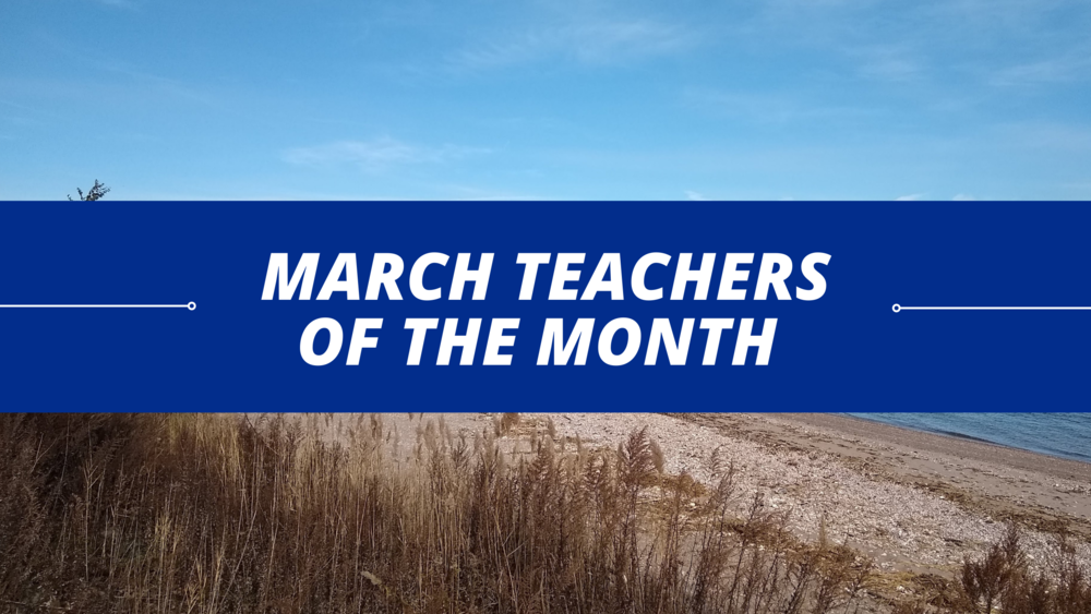 teachers of the month graphic