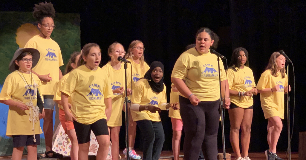 students performing