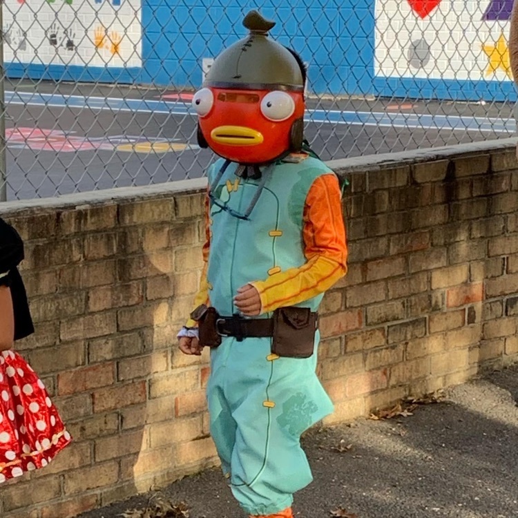 student in costume