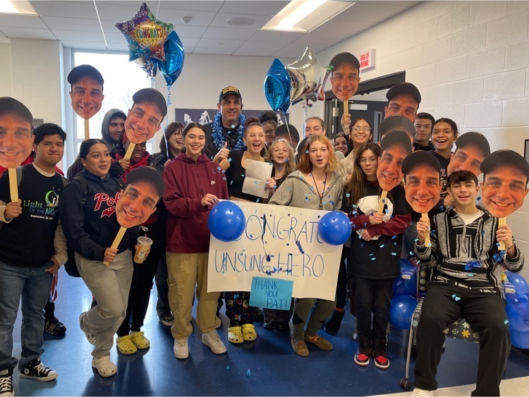 students posing