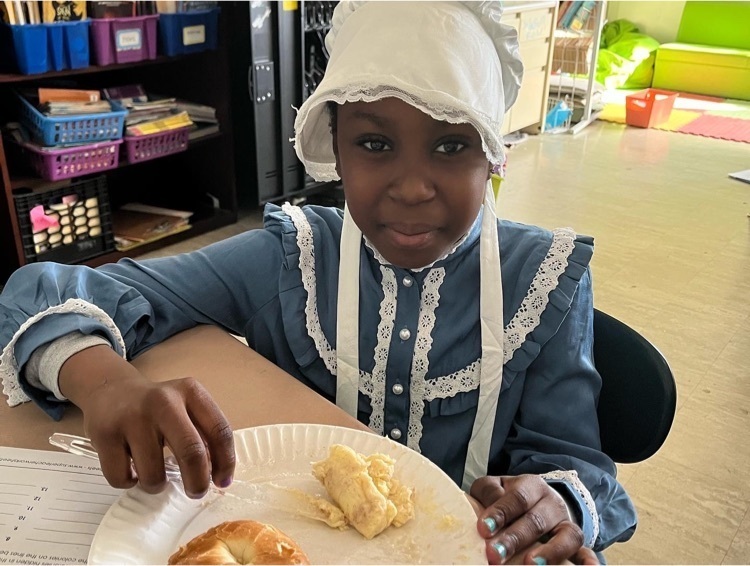 student posing on Colonial Day