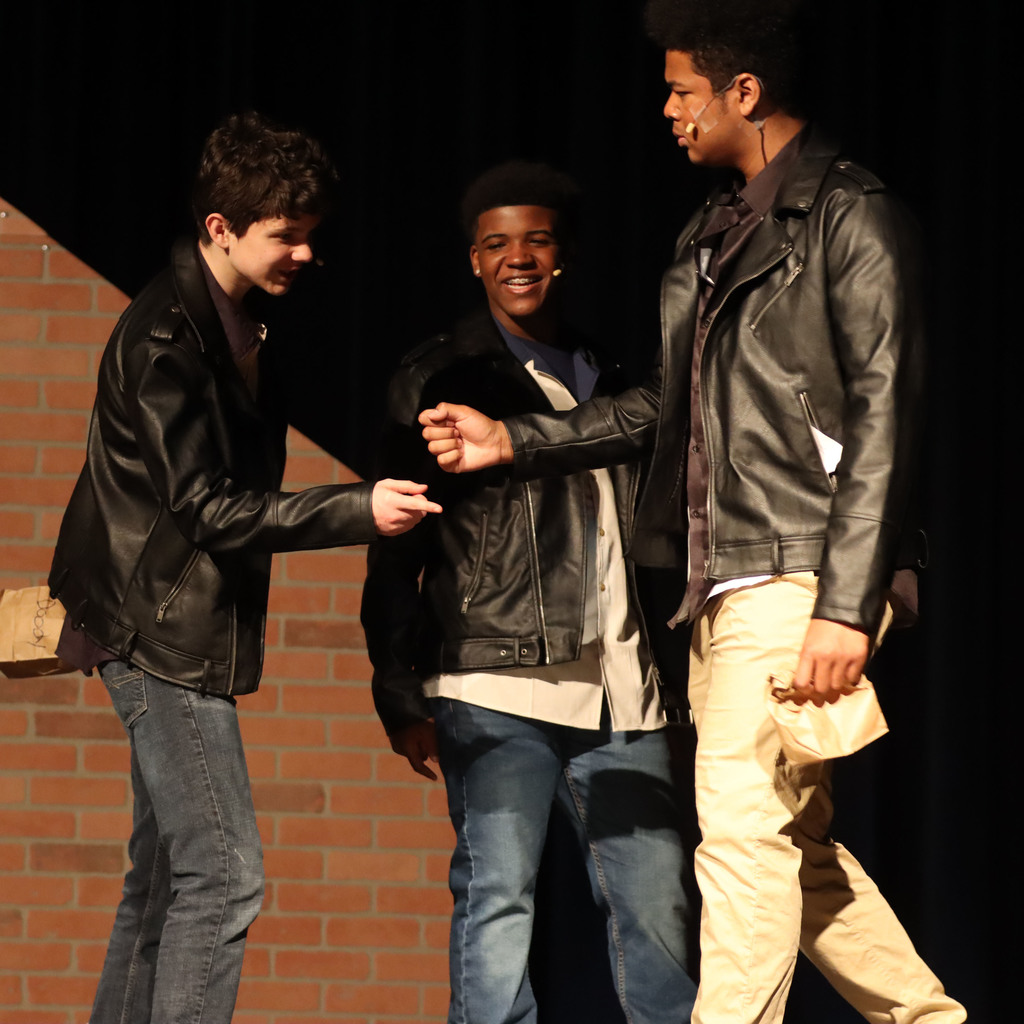 students performing grease