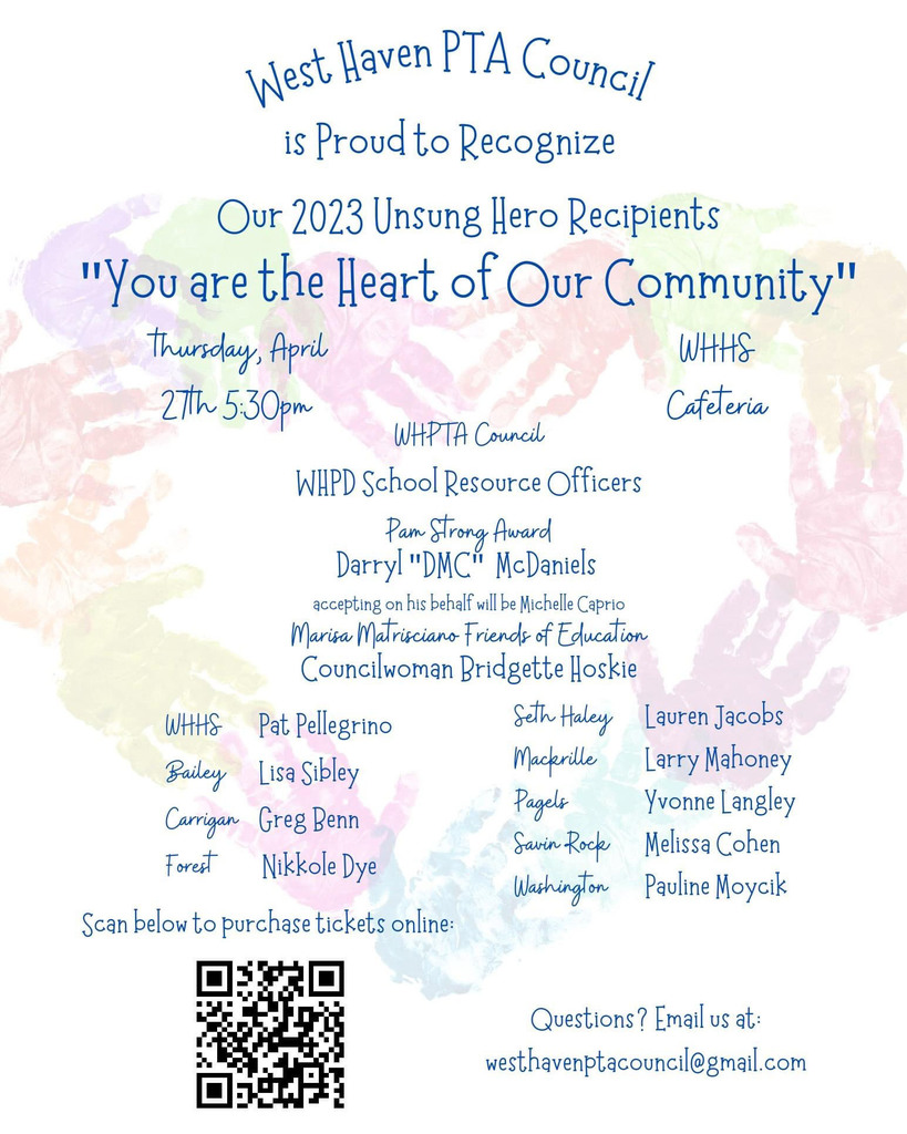 unsung hero dinner flyer