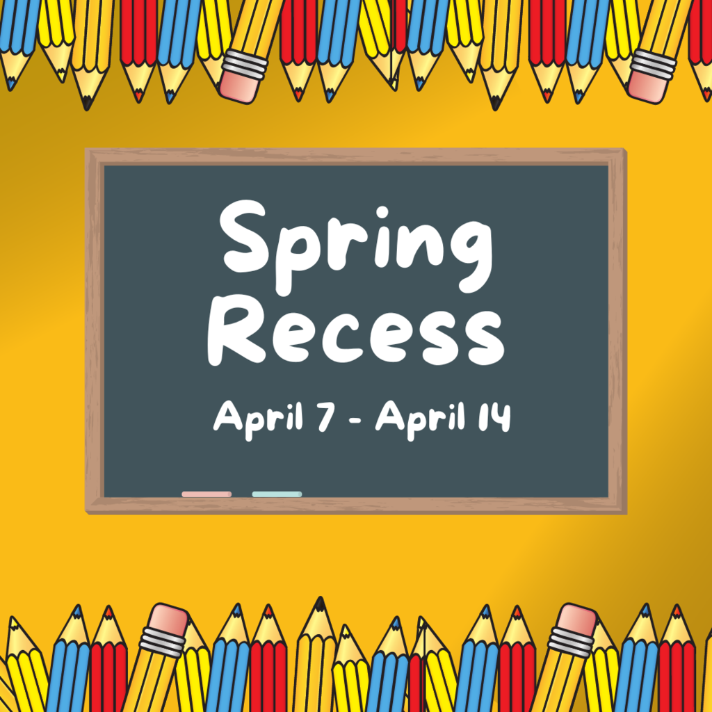spring recess graphic
